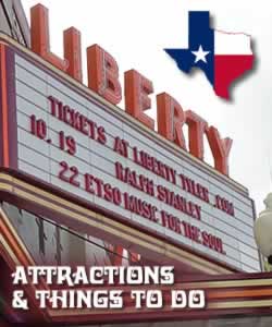 East Texas attractions and things to do ... museums, outdoors, parks, lakes, festivals, entertainment and more!