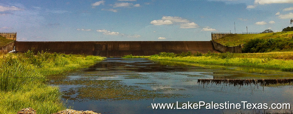Blackburn Dam at Lake Palestine near Berryville