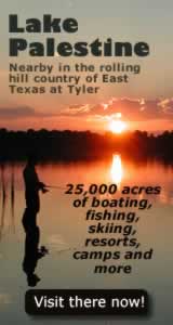 Visit Lake Palestine near Chandler in East Texas