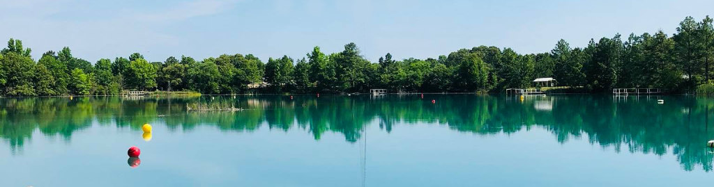 The lake at the Athens Scuba Park in East Texas