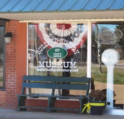 The Bullard History Museum in downtown Bullard, Texas