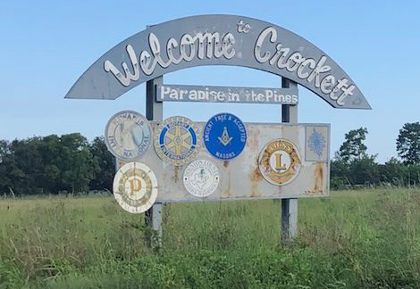 Welcome to Crockett, Texas ... Paradise in the Pines