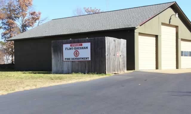 Flint-Gresham Fire Department Station 1 on Highway 2493 Flint-Gresham Fire Department Station 1 on Highway 2493