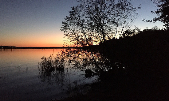 Lake Bob Sandin near Mount Pleasant in East Texas