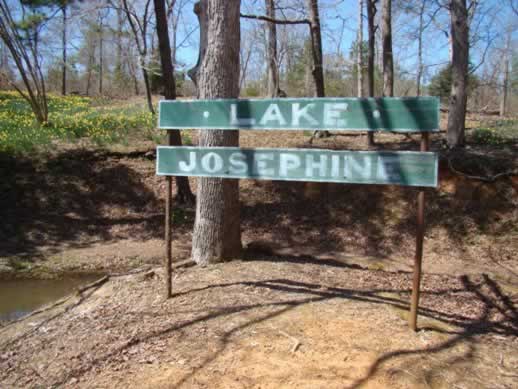 Lake Josephine near Gladewater Texas
