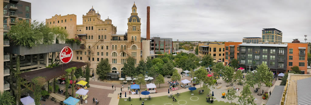 Festival scene in downtown San Antonio