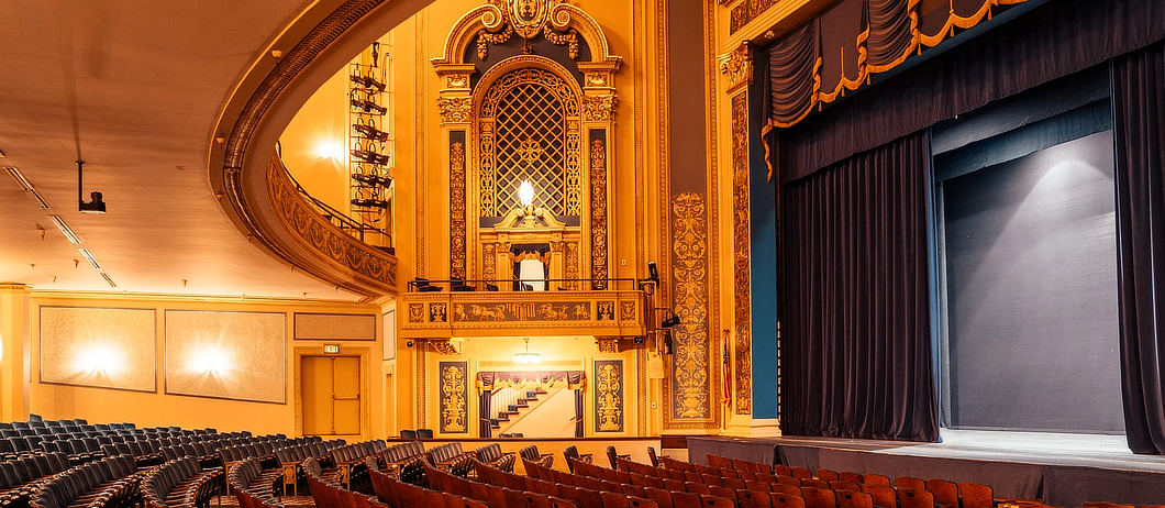 Interior view of the Perot Theater in Texarkana