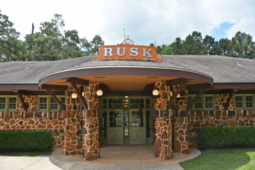 Texas State Railroad station in Rusk