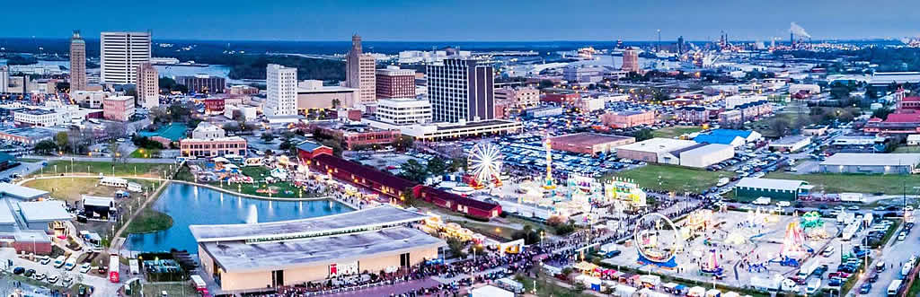 Festival time in downtown Beaumont, Texas Festival time in downtown Beaumont, Texas