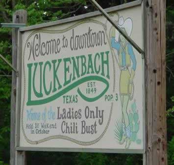 Luckenbach, Texas, Established 1849, with Waylon and Willie and the boys