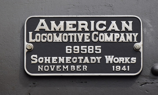 Union Pacific #4014, built as American Locomotive Company (ALCO) 69585, by the Schenectady Works, November, 1941