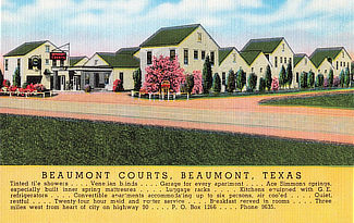 Beaumont Courts in Beaumont Texas on US Highway 90 Beaumont Courts in Beaumont Texas on US Highway 90