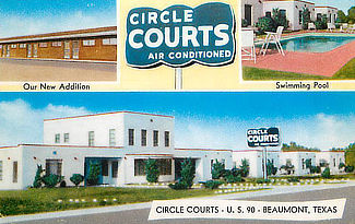 Circle Courts on US 90 in Beaumont Texas Circle Courts on US 90 in Beaumont Texas
