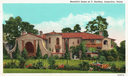 Beautiful Home of F. Stuckey, Longview, Texas Beautiful Home of F. Stuckey, Longview, Texas